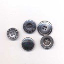 Knoop 20 mm metaal zilver