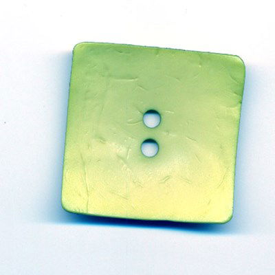 Knoop 45 mm Dill vierkant lime groen op=op 