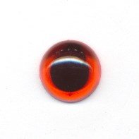 Ogen 18 mm amber met zwarte pupil 1 paar 