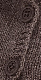 Knoop 65646 bruin 28 mm 4 stuks op=op 