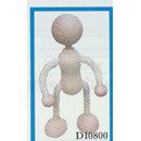 Touwpoppetje lijf 11 cm