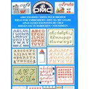 DMC creative world - ideeen om te borduren letters 14098