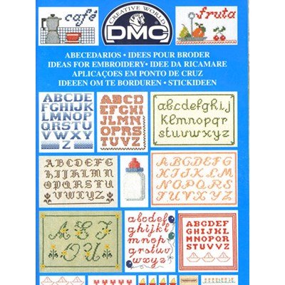 DMC creative world - ideeen om te borduren letters 14098