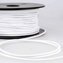 Elastiek koord 3 mm - wit (1 meter)