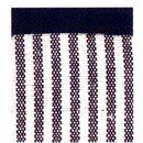 Schort ecru blauw gestreept met aida band (op=op)