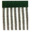 Schort ecru groen gestreept met aida band (op=op)