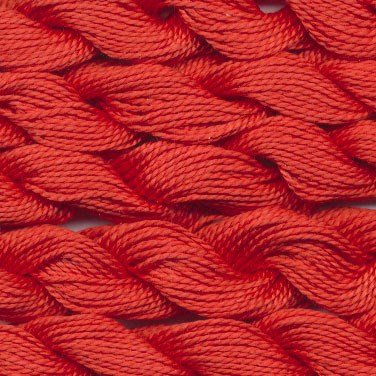 DMC coton perle 5 - 0350 Koraal rood - donker