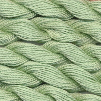 DMC cotton perle 5 - 0369 pistache groen - extra licht