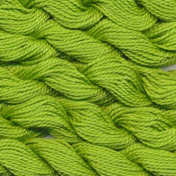 DMC cotton perle 5 - 0907 papagaai groen - licht