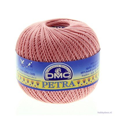 DMC Petra 5 - 53326 - donker roze/zalm