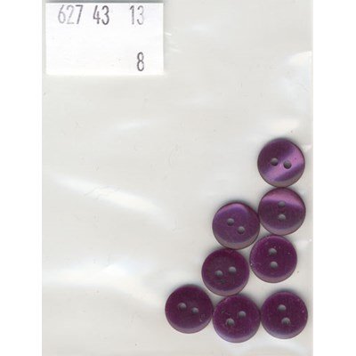 knoop 62743 violette 13 mm 8 stuks op=op 