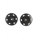 Drukknoop 21 mm zwart (3 stuks) - 258911