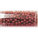 Glasparels 4 mm kleur 4466 - kreeft rood