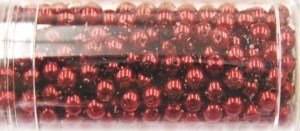 Glasparels 4 mm kleur 4466 - kreeft rood