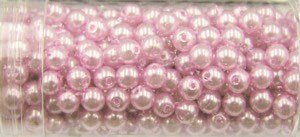 Glasparels 4 mm kleur 5655 - roze