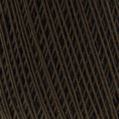 Lammy Yarns Coton crochet NO 10 - 017 donker bruin