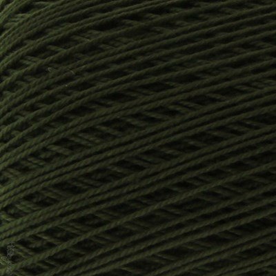 Lammy Yarns Coton crochet NO 10 - 072 mos groen