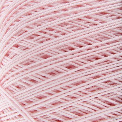 Lammy Yarns Coton crochet NO 10 - 370 licht roze
