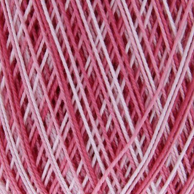 Lammy Yarns Coton crochet NO 10 - 419 roze gemeleerd op=op uit collectie 