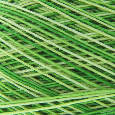 Lammy Yarns Coton crochet NO 10 - 415 groen gemeleerd op=op 