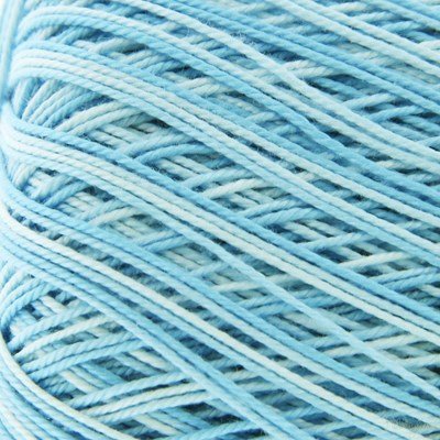 Lammy Yarns Coton crochet 426 zeer licht blauw gemeleerd op=op 