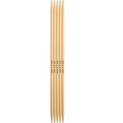 Breinaalden bamboe 20 cm zonder knop nr 10
