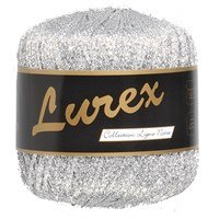 Lammy Yarns Lurex 01 zilver