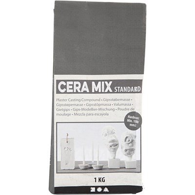 Cera Mix standaard Gipsmix licht grijs 1 kg op=op 