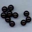 Glasparels 10 mm - zwart 30 kralen 