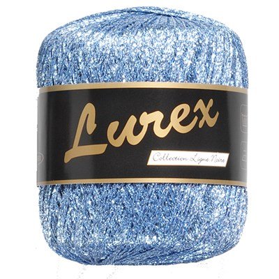 Lammy Yarns Lurex 04 licht blauw