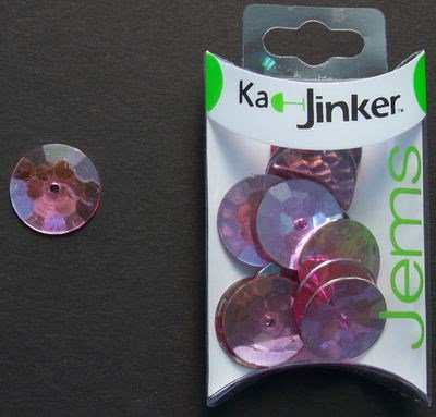 Ka-Jinker jems - facet rond - light pink op=op 