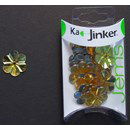 Ka-Jinker jems - facet flower - gold (op=op)