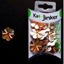Ka-Jinker jems - facet flower - orange (op=op)