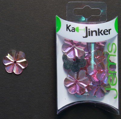Ka-Jinker jems - facet flower - light pink op=op 