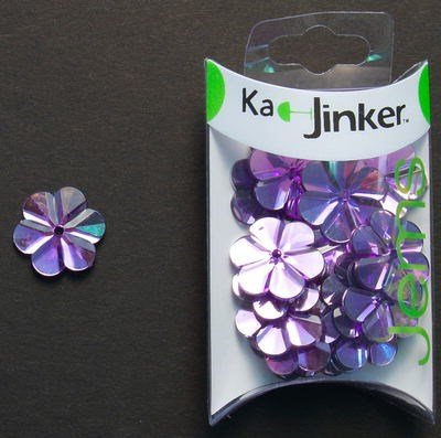 Ka-Jinker jems - facet flower - light purple op=op 