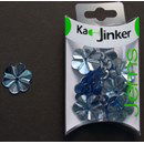 Ka-Jinker jems - facet flower - light blue (op=op)