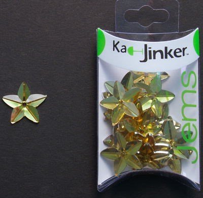 Ka-Jinker jems - facet star - gold op=op 