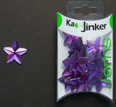 Ka-Jinker jems - facet star - light purple op=op 