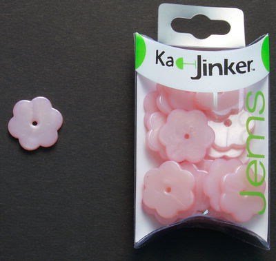 Ka-Jinker jems - Parel bloem groot - light pink op=op 