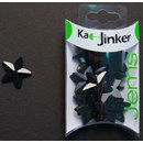 Ka-Jinker jems - facet star - zwart (op=op)