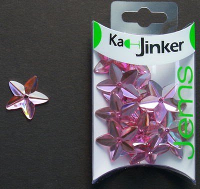 Ka-Jinker jems - facet star - light pink op=op 