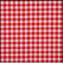 Lint 10 mm ruit rood - wit (per meter)