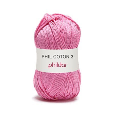 Phildar Phil coton 3 Petunia 1144 - 68 op=op uit collectie 