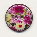 Knoop 35 mm met bloem