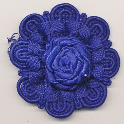 bloem koord 60 mm - kobalt blauw 1 stuks op=op 