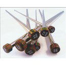 Breinaalden met knop nr 9 - 40 cm Nova metaal knitpro