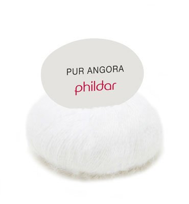 biologie Overstijgen geest Phildar Phil Pur angora Ivoire - Hobbydoos.nl