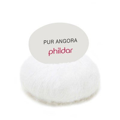 Phildar Phil Pur angora Ivoire