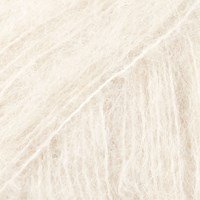 DROPS Brushed Alpaca Silk 01 naturel