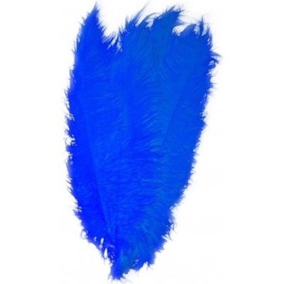 Veer 35 cm ca - kobalt blauw